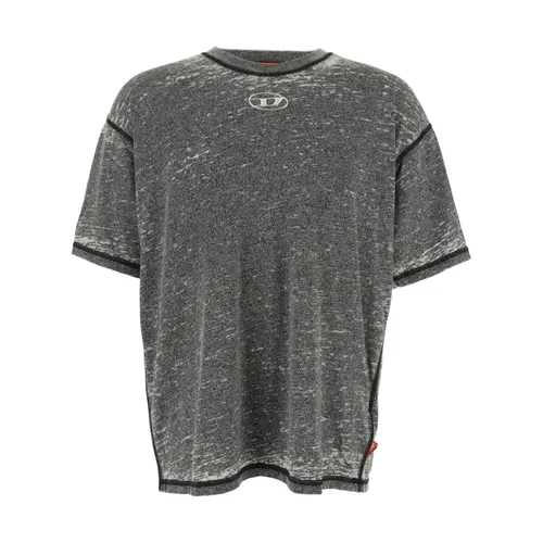 Diesel - Tops > T-Shirts - Gray - Diesel - Modalova
