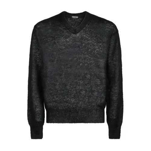 Knitwear > V-neck Knitwear - - Tom Ford - Modalova