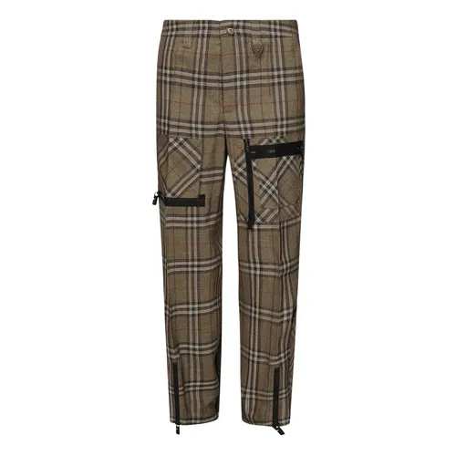 Trousers > Straight Trousers - - Burberry - Modalova