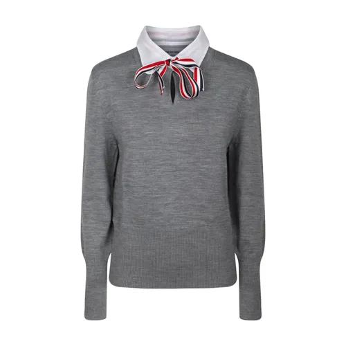 Knitwear > Round-neck Knitwear - - Thom Browne - Modalova