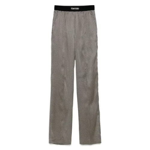 Trousers > Straight Trousers - - Tom Ford - Modalova