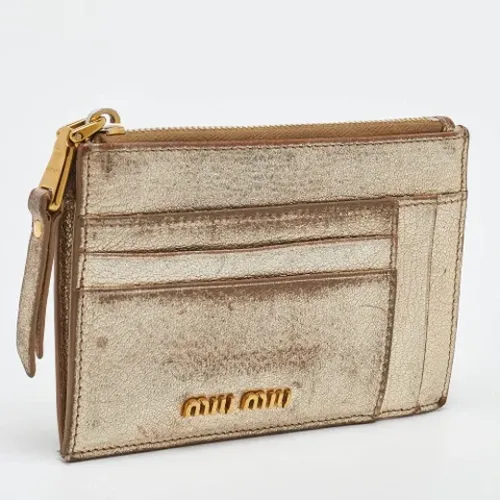 Pre-owned > Pre-owned Accessories > Pre-owned Wallets - - Miu Miu Pre-owned - Modalova