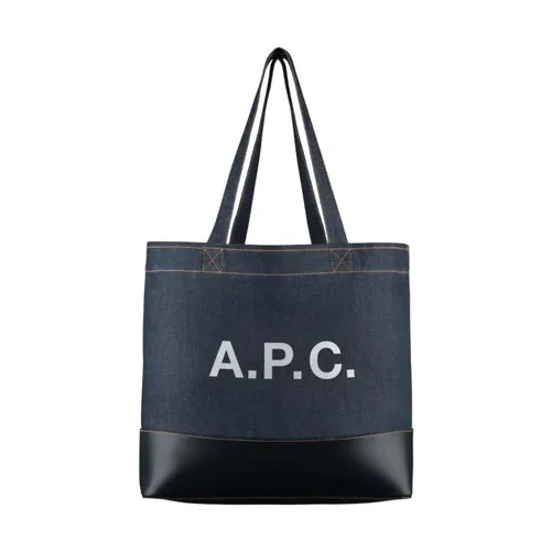A.p.c. - Bags > Tote Bags - Blue - A.p.c. - Modalova