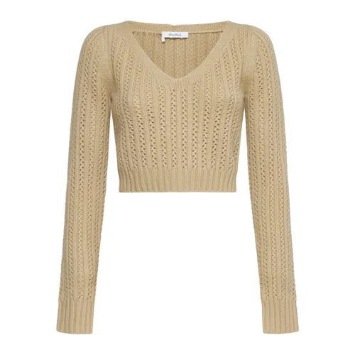 Knitwear > V-neck Knitwear - - Max Mara - Modalova