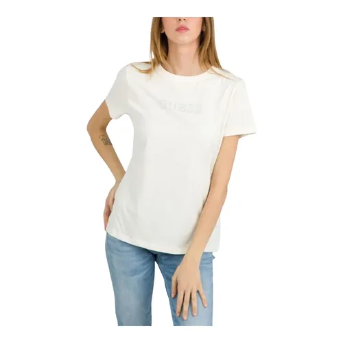 Guess - Tops > T-Shirts - White - Guess - Modalova