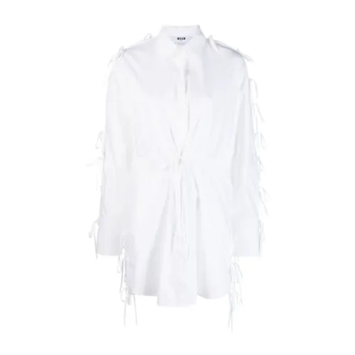 Dresses > Day Dresses > Shirt Dresses - - Msgm - Modalova