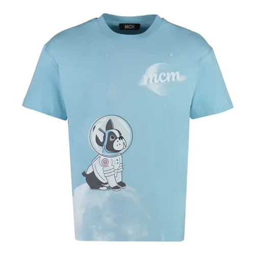 MCM - Tops > T-Shirts - Blue - MCM - Modalova