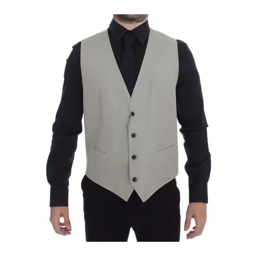 Suits > Suit Vests - - Dolce & Gabbana - Modalova