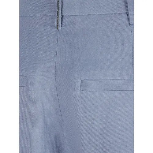 Trousers > Cropped Trousers - - Brunello Cucinelli - Modalova