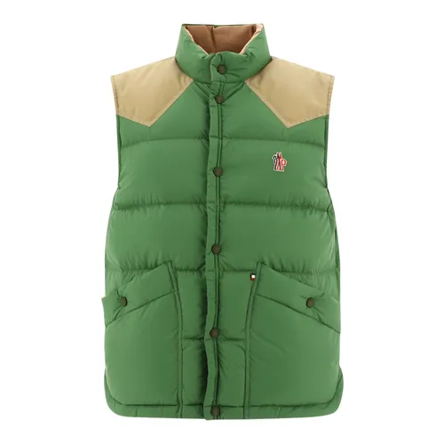 Moncler - Jackets > Vests - Green - Moncler - Modalova