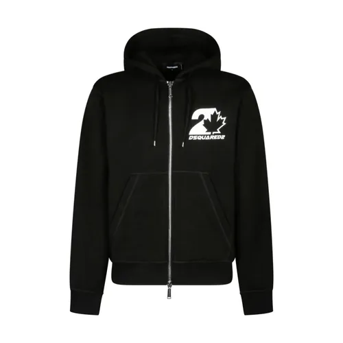 Sweatshirts & Hoodies > Zip-throughs - - Dsquared2 - Modalova
