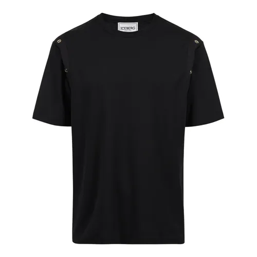 Iceberg - Tops > T-Shirts - Black - Iceberg - Modalova
