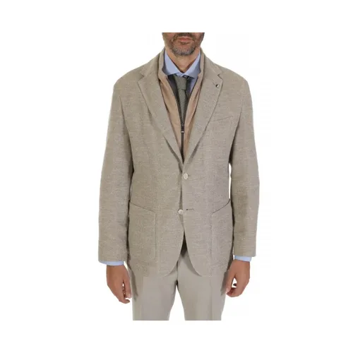 Hugo - Jackets > Blazers - Beige - Hugo - Modalova
