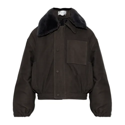 Jackets > Leather Jackets - - Victoria Beckham - Modalova