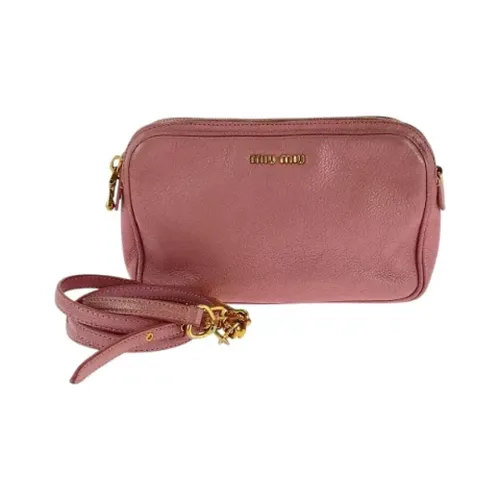 Pre-owned > Pre-owned Bags > Pre-owned Cross Body Bags - - Miu Miu Pre-owned - Modalova