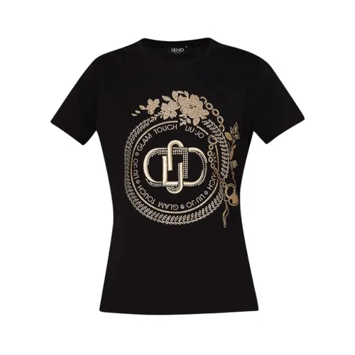 Liu Jo - Tops > T-Shirts - Black - Liu Jo - Modalova