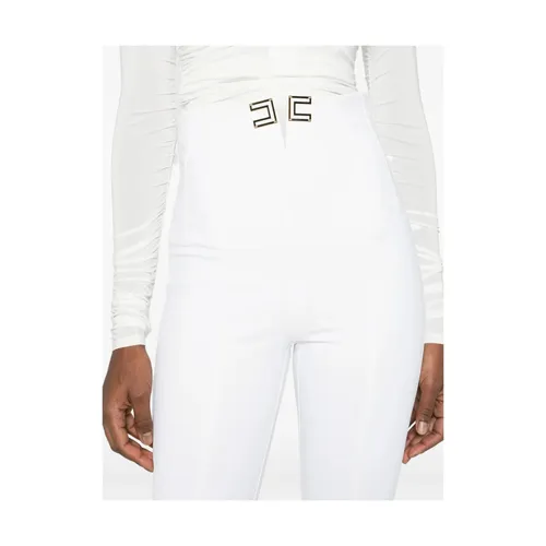 Trousers > Cropped Trousers - - Elisabetta Franchi - Modalova