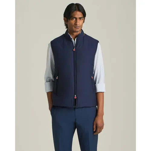Kiton - Jackets > Vests - Blue - Kiton - Modalova