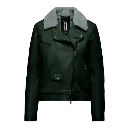 Jackets > Leather Jackets - - BomBoogie - Modalova