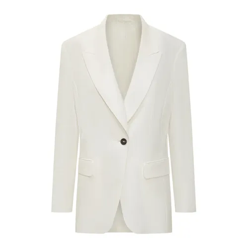 Jackets > Blazers - - Brunello Cucinelli - Modalova