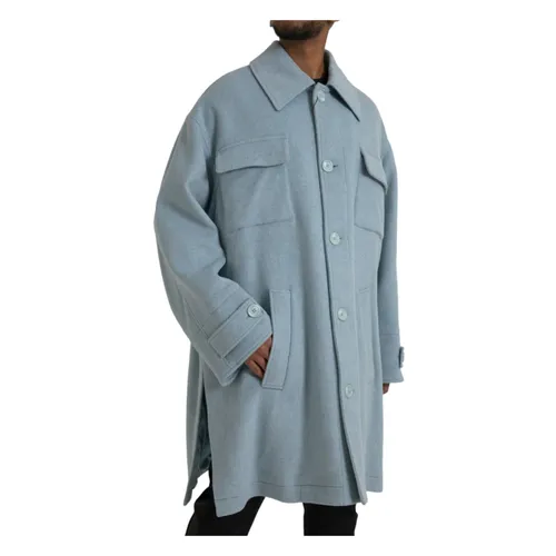 Coats > Single-Breasted Coats - - Dolce & Gabbana - Modalova