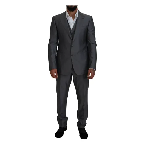 Suits > Suit Sets > Single Breasted Suits - - Dolce & Gabbana - Modalova