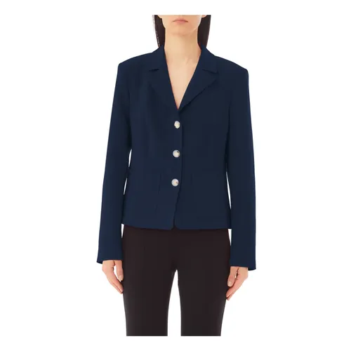 Liu Jo - Jackets > Blazers - Blue - Liu Jo - Modalova