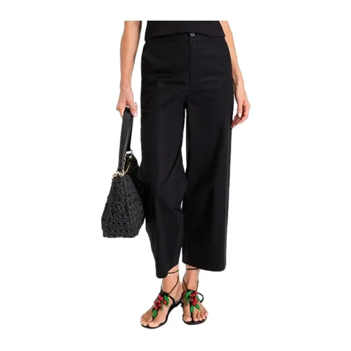 Trousers > Cropped Trousers - - Twinset - Modalova