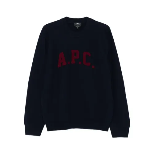 Knitwear > Round-neck Knitwear - - A.p.c. - Modalova