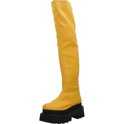 Shoes > Boots > Over-knee Boots - - Yellow - Modalova
