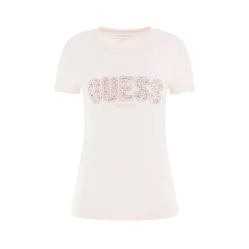 Guess - Tops > T-Shirts - Pink - Guess - Modalova