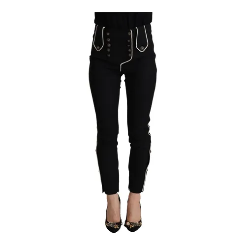 Trousers > Slim-fit Trousers - - Dolce & Gabbana - Modalova