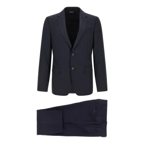 Suits > Suit Sets > Single Breasted Suits - - Zegna - Modalova