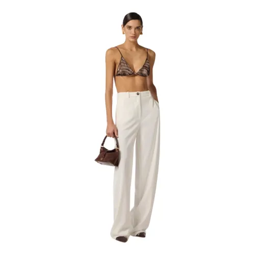 Trousers > Wide Trousers - - Elisabetta Franchi - Modalova