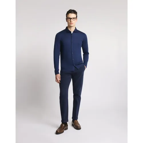Fay - Knitwear > Cardigans - Blue - Fay - Modalova
