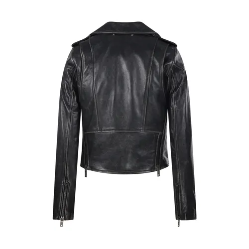 Jackets > Leather Jackets - - Golden Goose - Modalova