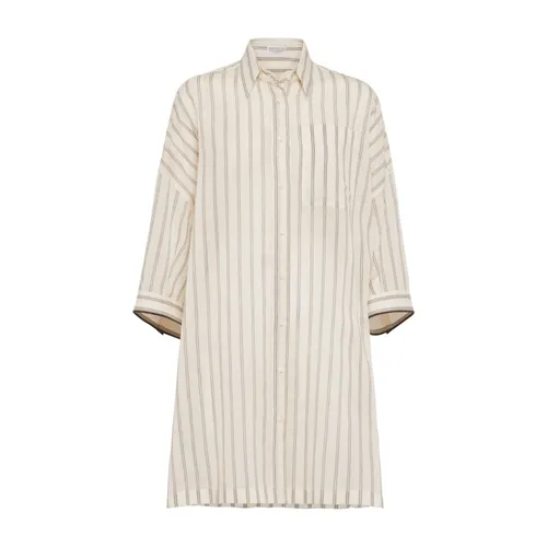 Dresses > Day Dresses > Shirt Dresses - - Brunello Cucinelli - Modalova