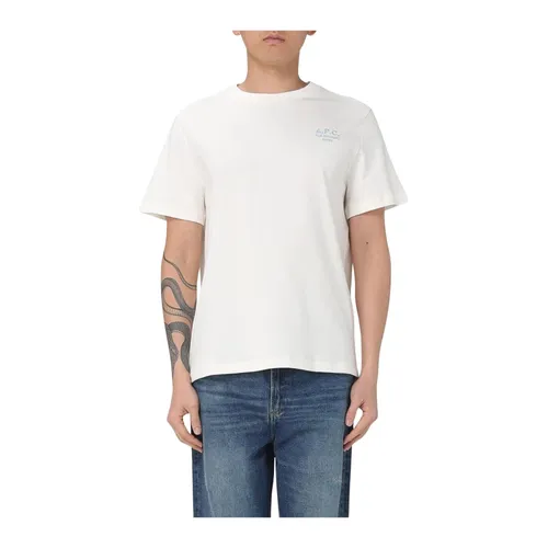 A.p.c. - Tops > T-Shirts - White - A.p.c. - Modalova