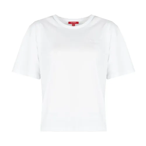 Guess - Tops > T-Shirts - White - Guess - Modalova