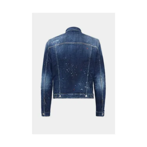 Jackets > Denim Jackets - - Dsquared2 - Modalova