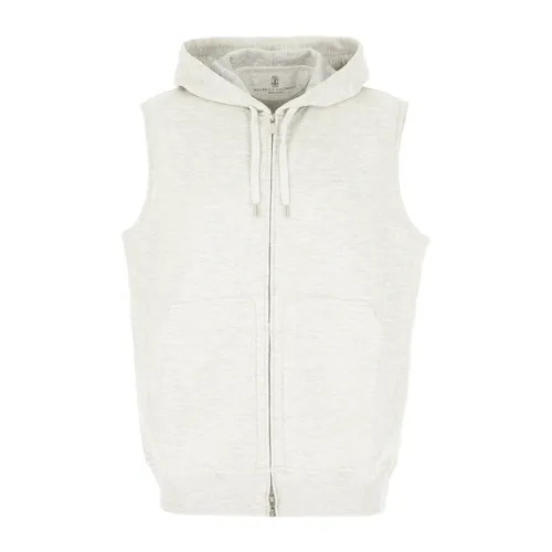 Sweatshirts & Hoodies > Zip-throughs - - Brunello Cucinelli - Modalova