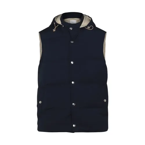 Eleventy - Jackets > Vests - Blue - Eleventy - Modalova