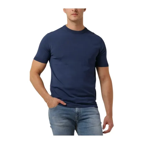 Genti - Tops > T-Shirts - Blue - Genti - Modalova