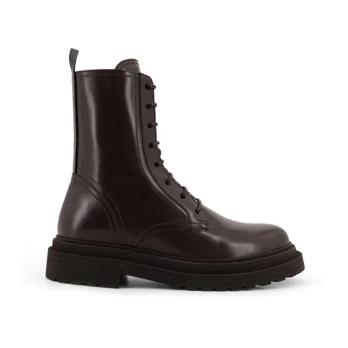 Shoes > Boots > Lace-up Boots - - Brunello Cucinelli - Modalova