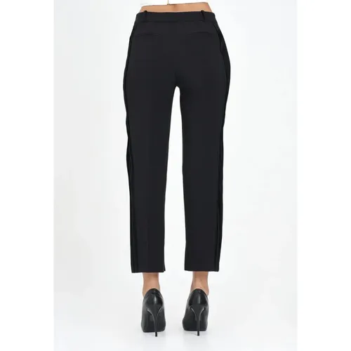 Trousers > Cropped Trousers - - Elisabetta Franchi - Modalova