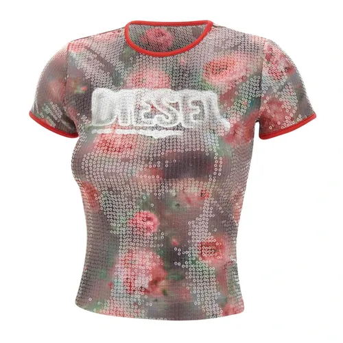 Diesel - Tops > T-Shirts - Red - Diesel - Modalova