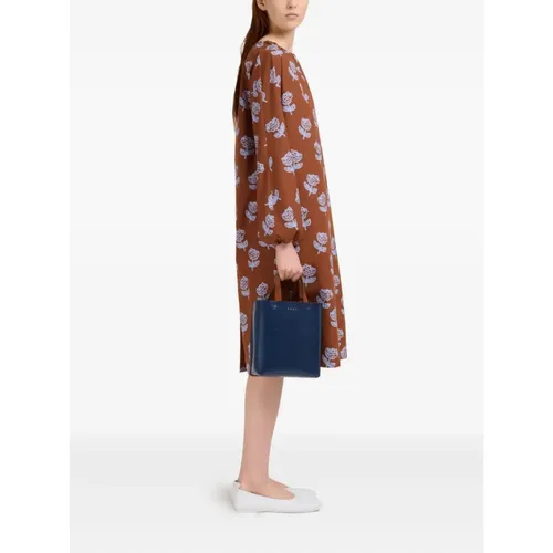 Marni - Bags > Handbags - Blue - Marni - Modalova