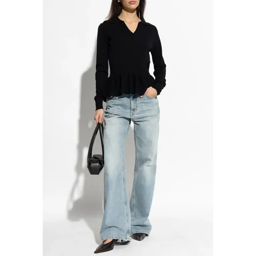 Knitwear > V-neck Knitwear - - Rotate Birger Christensen - Modalova