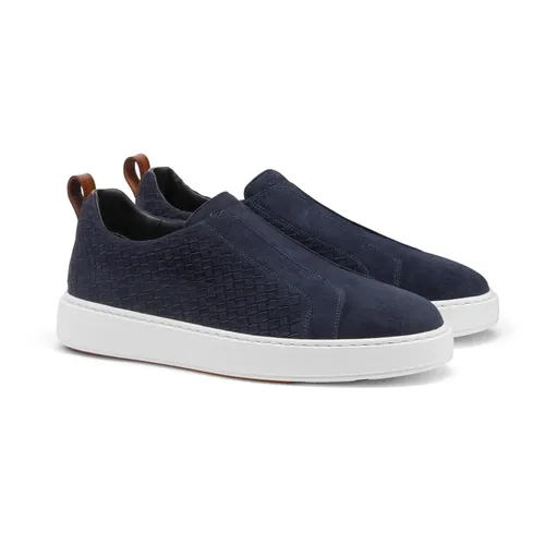 Santoni - Shoes > Sneakers - Blue - Santoni - Modalova