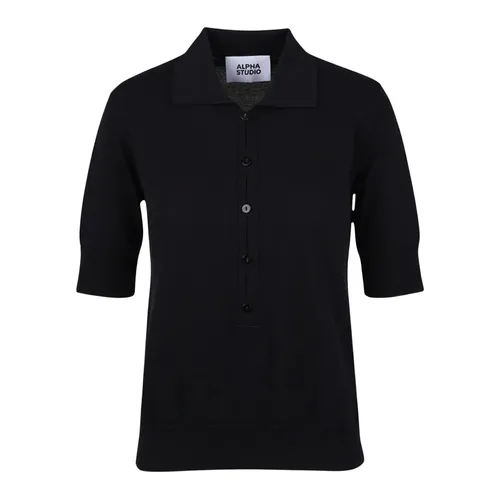 Tops > Polo Shirts - - Alpha Studio - Modalova